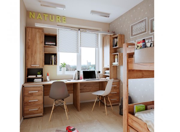 Куб 3 Nature 100, дуб табачный